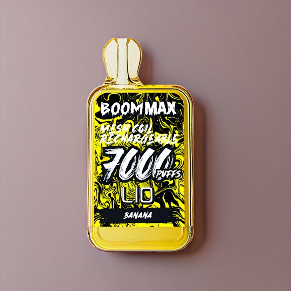 LIO BOOM MAX 7000 Puff Italia Ingrosso vape monouso Banana - 15ml E-liquid, 650mAh Batteria, Ricarica Type-C
