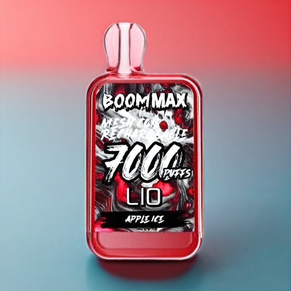 LIO BOOM MAX 7000 Puff Italia Ingrosso vape monouso Mela Ghiaccio – 15ml E-liquid, 650mAh, Ricarica Type-C