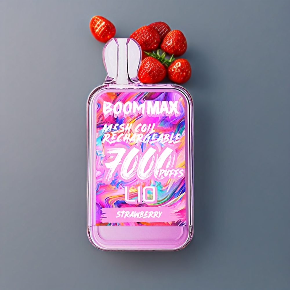 LIO BOOM MAX 7000 Puff vape monouso Fragola - Italia Ingrosso - 15ml/650mAh/Type-C