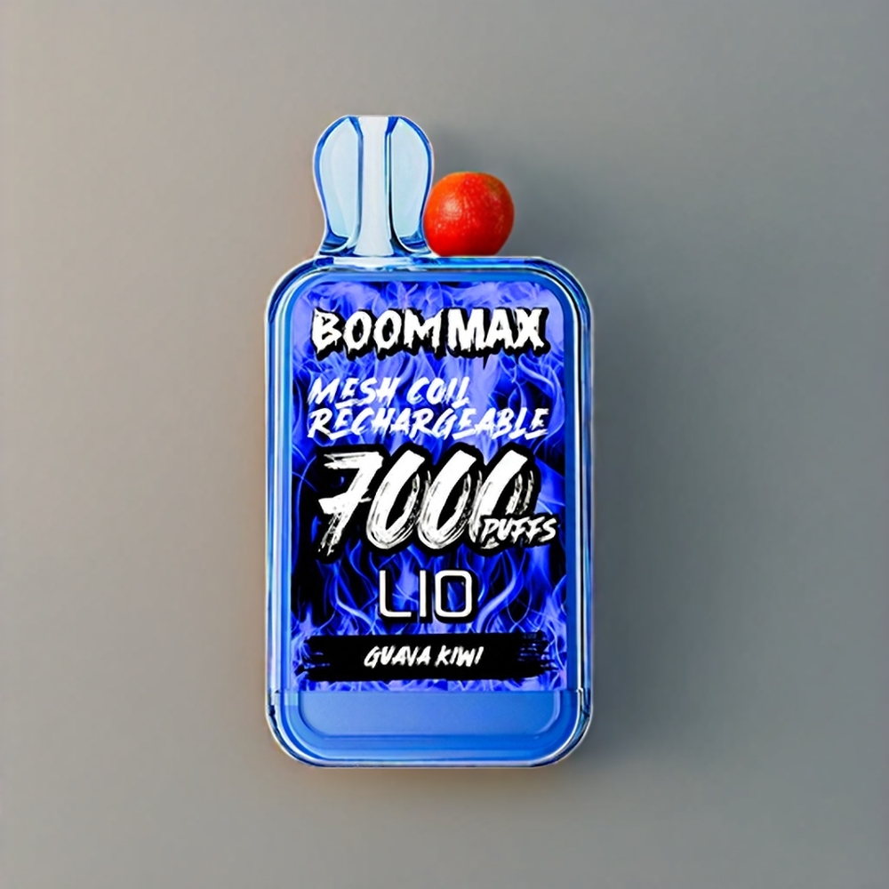 LIO BOOM MAX 7000 Puff vape monouso Guava Kiwi (Guava e Kiwi) Italia Ingrosso - 15ml E-liquid, 650mAh Batteria, Ricarica Type-C
