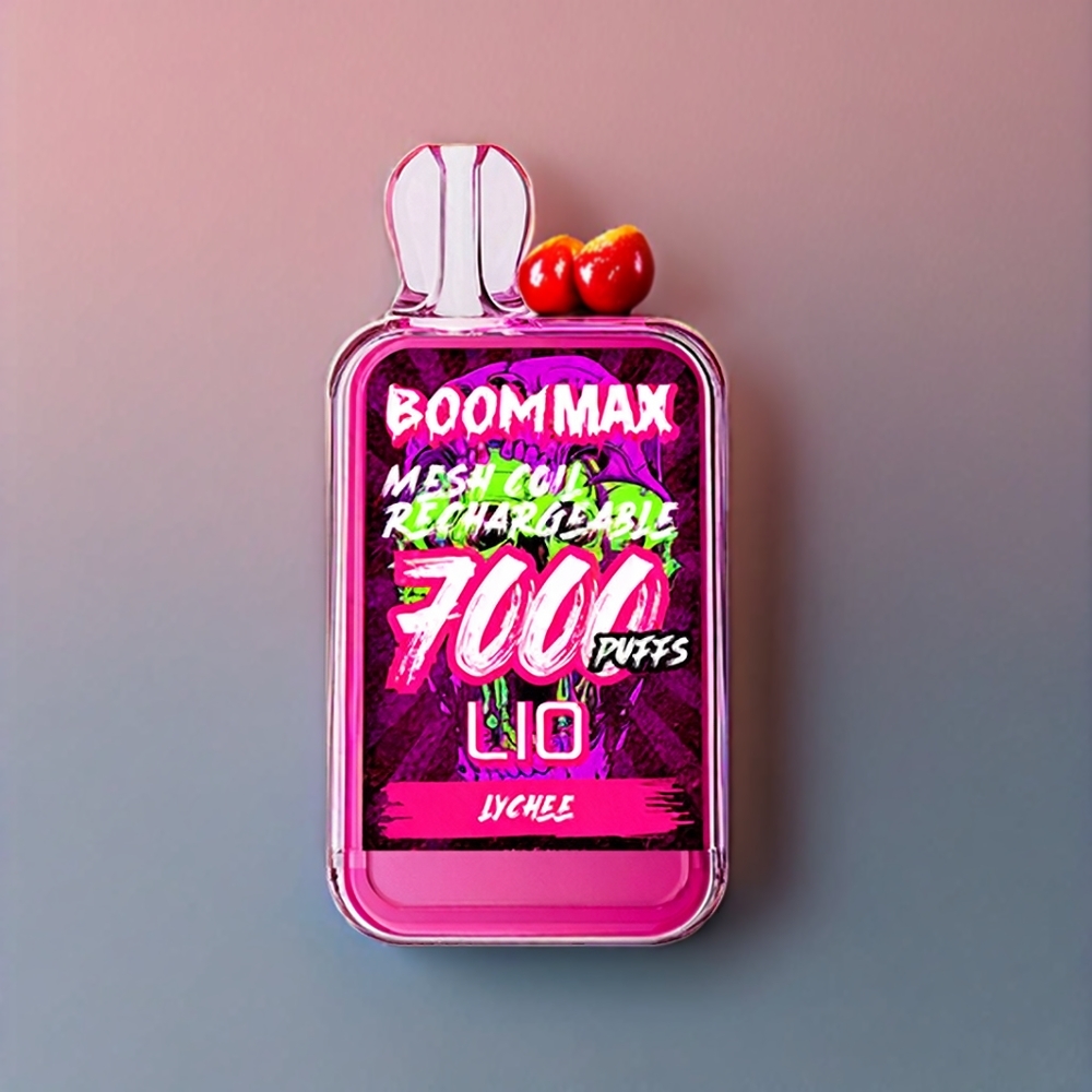 LIO BOOM MAX 7000 Puff vape monouso Litchi Italia Ingrosso – 15ml E-liquid, 650mAh, Ricarica Type-C