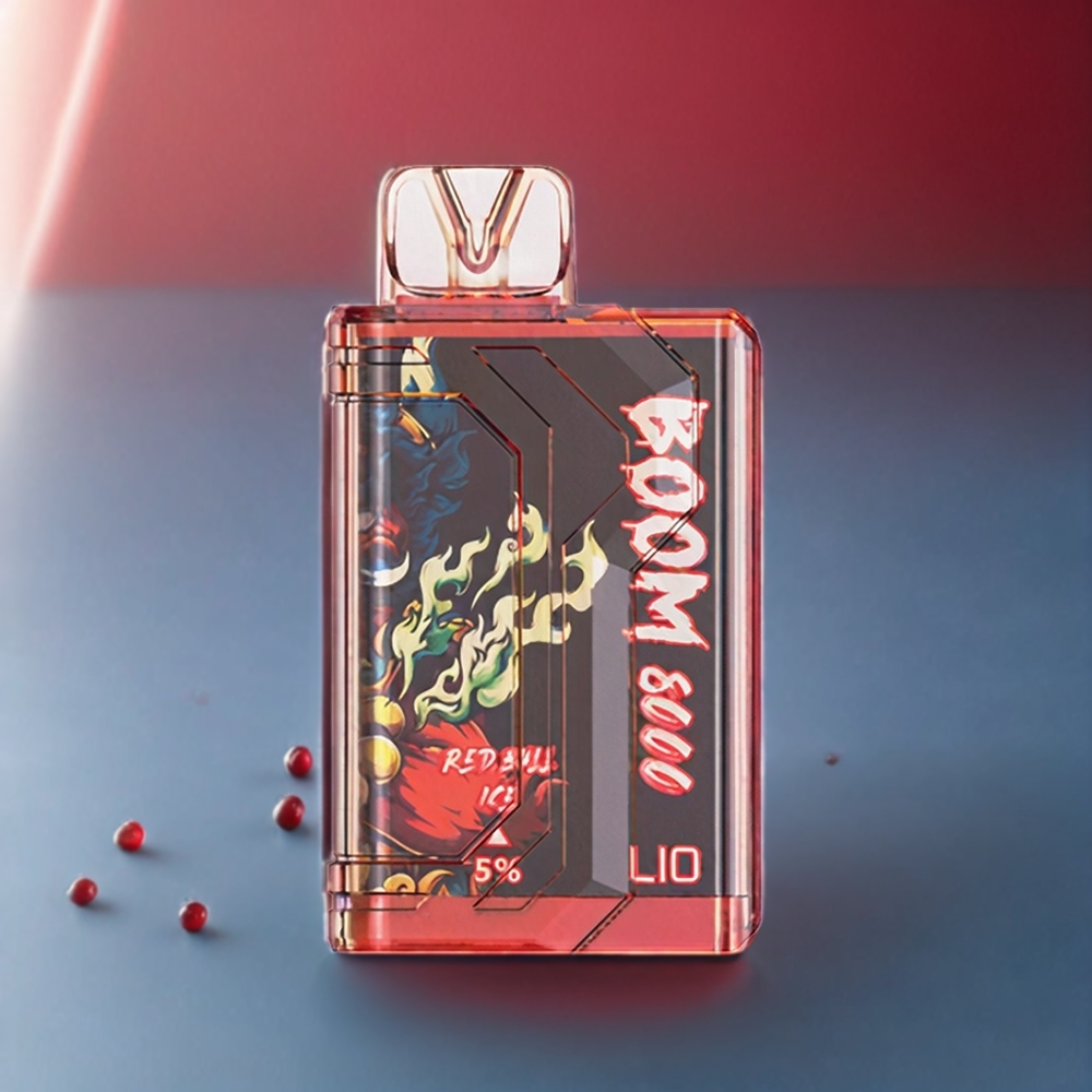 LIO BOOM PRO 8000 Puff Italia ingrosso vape monouso Toro Rosso Ice