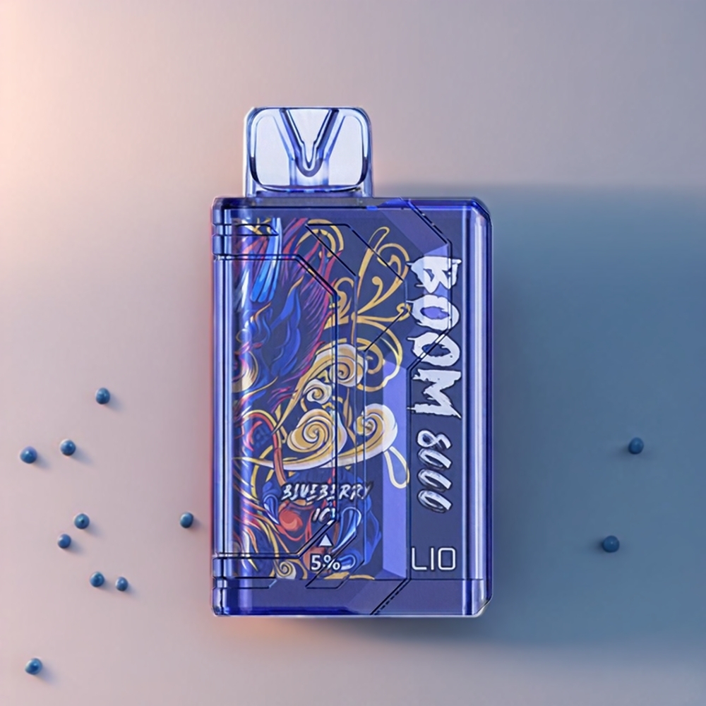 LIO BOOM PRO 8000 Puff vape monouso Italia Ingrosso Mirtillo Ghiaccio – 15ml E-liquid, 650mAh Batteria, Ricarica Type-C
