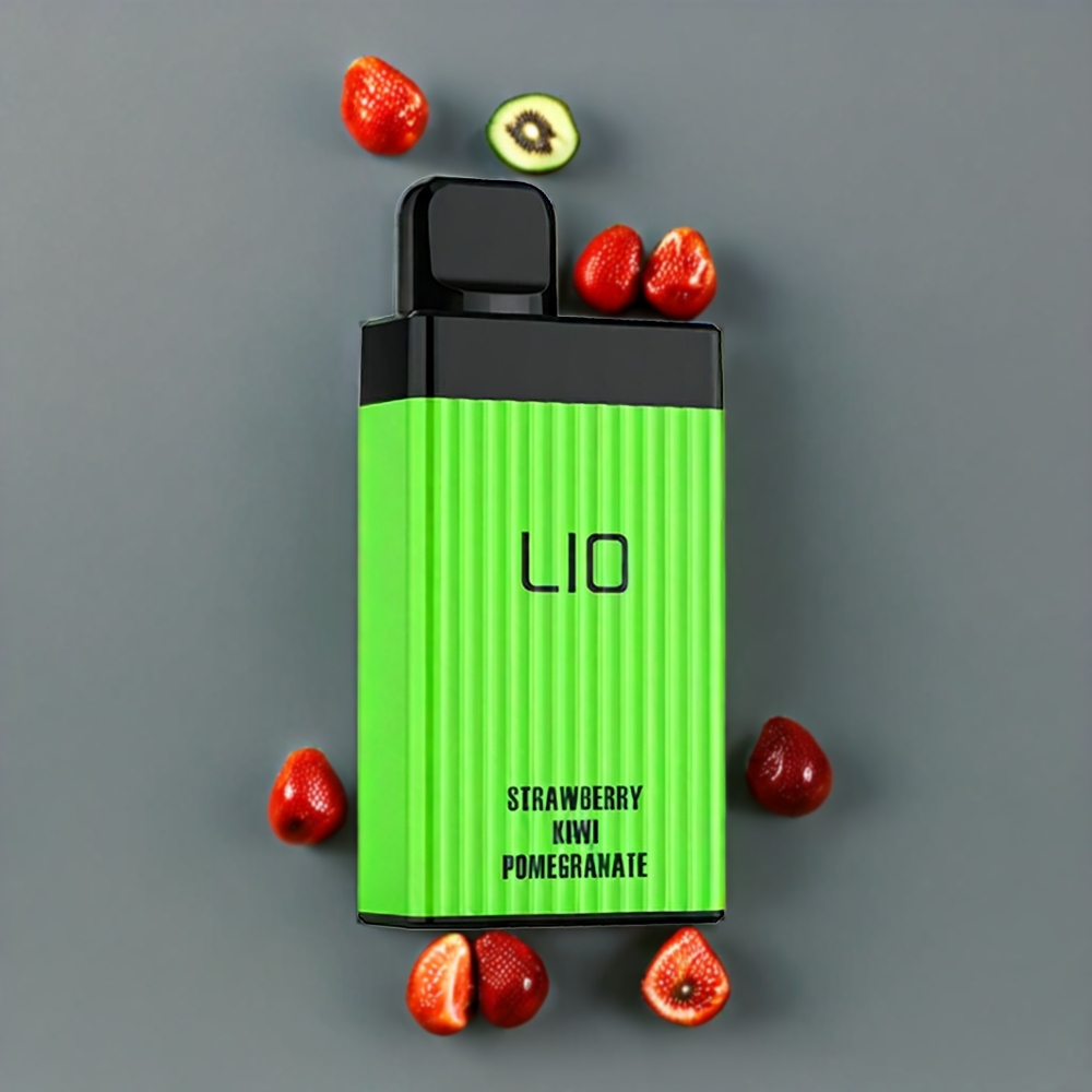 LIO BOXX 4000 Puffs vape monouso Fragola Kiwi Melograno - Italia Ingrosso - 10ml E-liquid, 650mAh, Ricarica Type-C