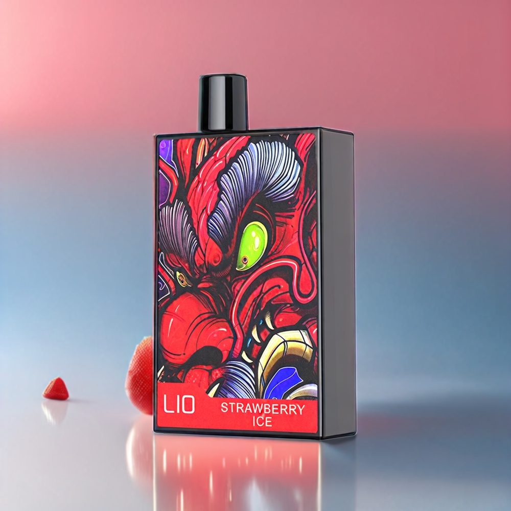 LIO CAPO 4500 Puff Italia Ingrosso vape monouso Fragola Ghiaccio - 12ml, 600mAh, Tipo-C