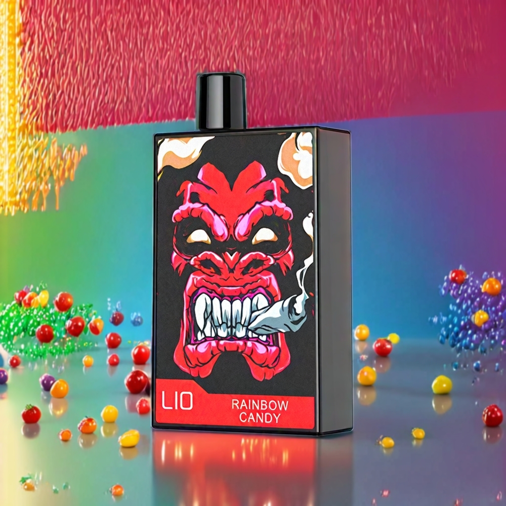 LIO CAPO 4500 Puff vape monouso Italia Ingrosso – Caramella Arcobaleno – 12ml E-liquid, 600mAh, Ricarica Type-C