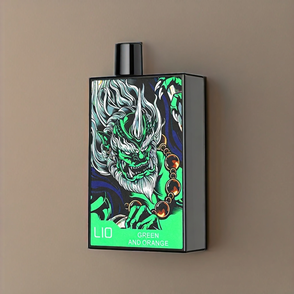 LIO CAPO 4500 Puff vape monouso Italia Ingrosso con E-liquid da 12ml e Batteria 600mAh - Verde e Arancione