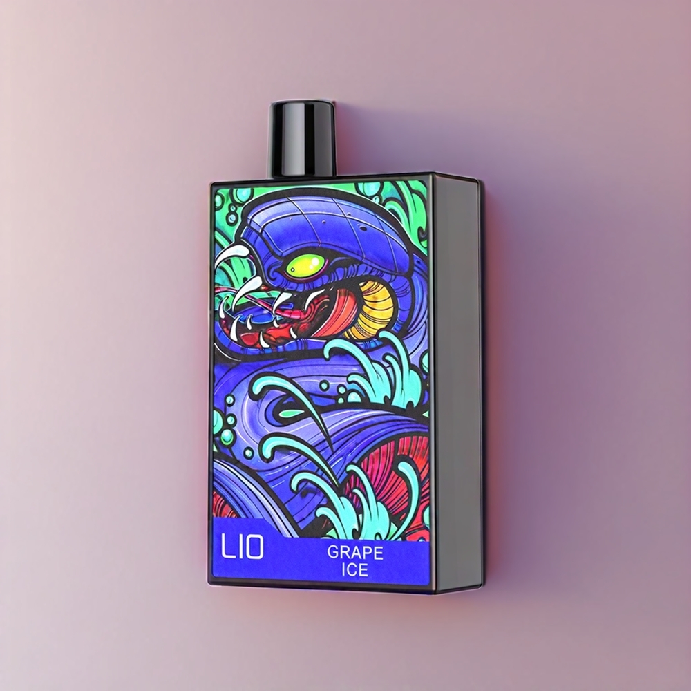 LIO CAPO 4500 Puffs vape monouso Uva Ghiacciata Italia Ingrosso – 12ml E-liquid, 600mAh, Ricarica Type-C