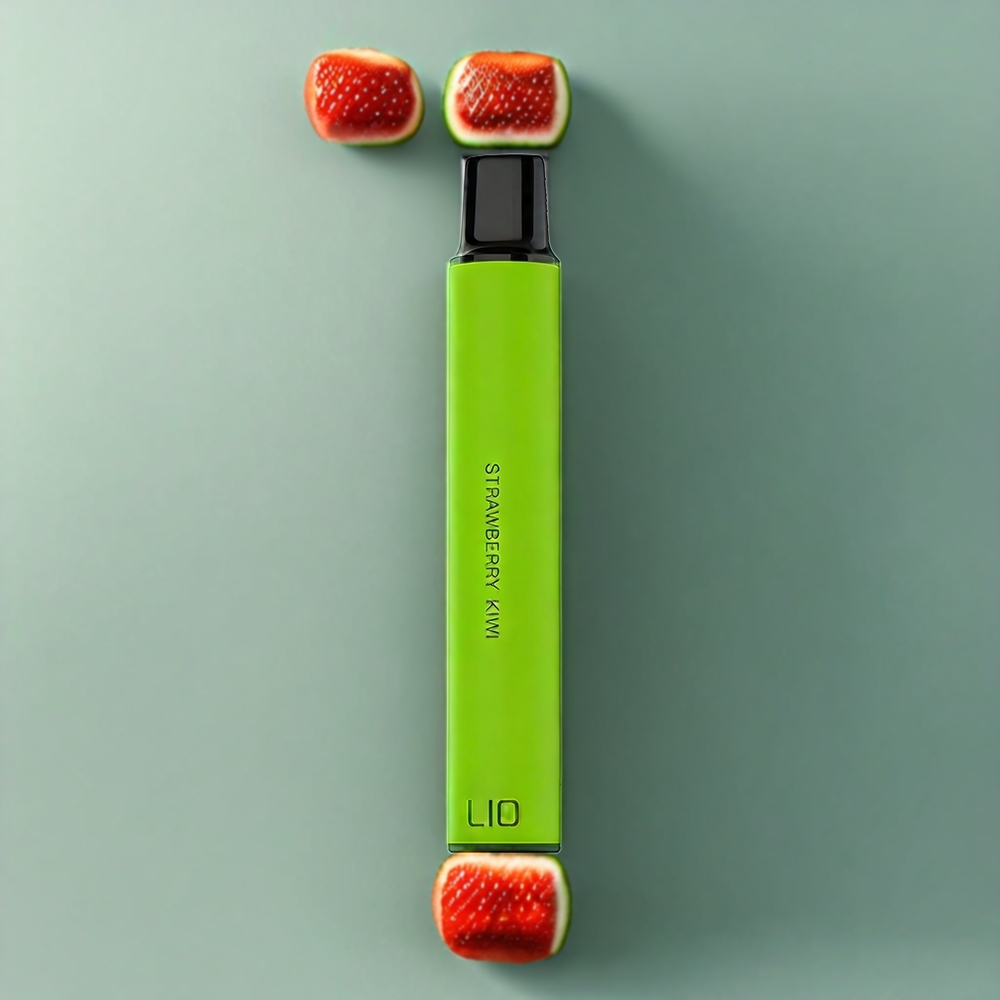 LIO Mini 600 Puff vape monouso Fragola Kiwi Italia Ingrosso – Ø14mm 86mm, 400mAh, 2ml, 20mg Nicotina