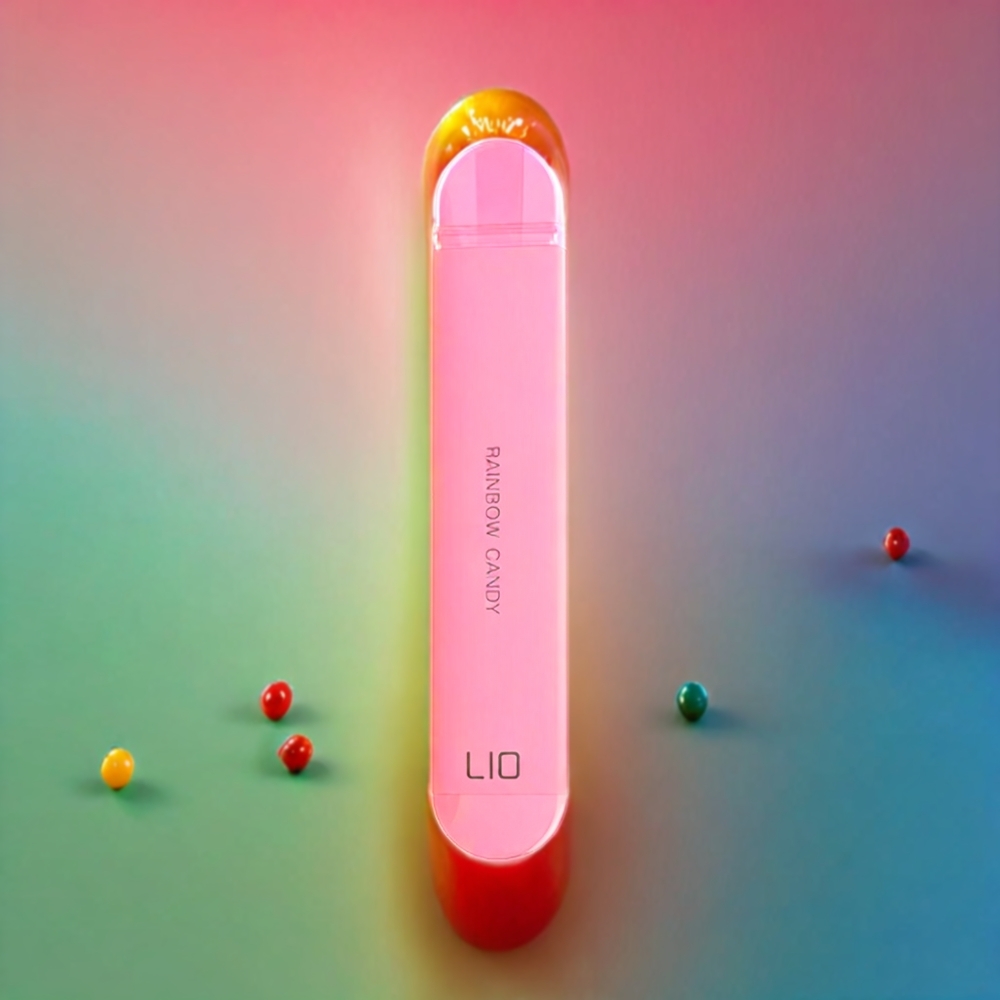 LIO NANO X 600 Puffs Italia Ingrosso vape monouso Caramelle Arcobaleno – 500mAh, 2ML, 20mg Nicotina, Lega di Alluminio & PCTG