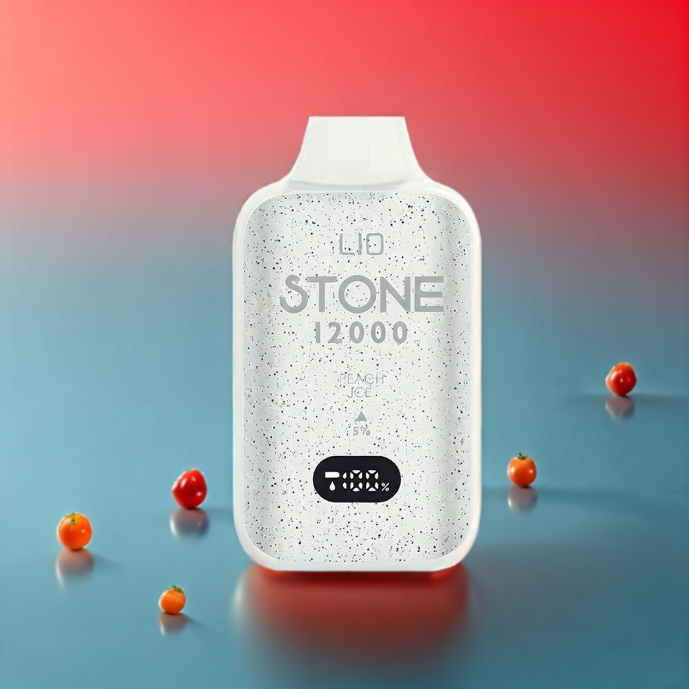 LIO Stone 12000 Puff Italia Ingrosso vape monouso Pesca Ghiaccio con 18ML E-liquid e 550mAh Batteria