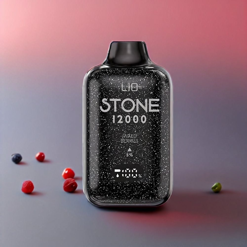 LIO Stone 12000 Puffs vape monouso Italia Ingrosso con Misto di Bacche - 18ML, 550mAh, Ricarica Type-C