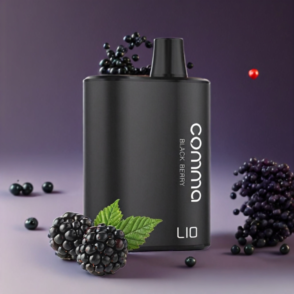 LIO COMMA 5000 Puff Italia Ingrosso vape monouso Mirtillo Nero