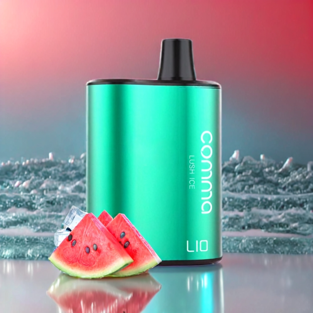 LIO COMMA 5000 Puff Sigaretta Elettronica Monouso Italia Ingrosso con 15 ml di Capacità e 900mAh Batteria - Gusto Lush Ice (Ghiaccio Rigoglioso)