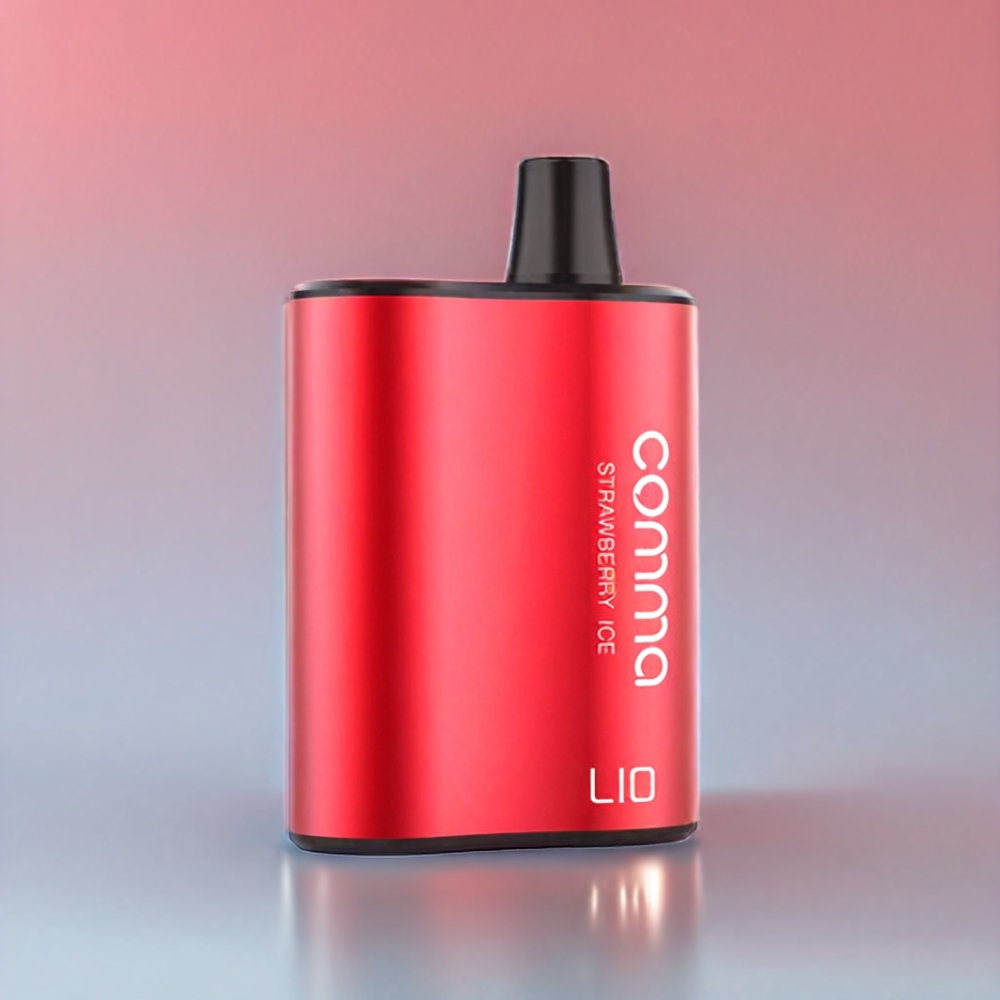 LIO COMMA 5000 Puff vape monouso Fragola Ghiaccio Italia Ingrosso - 900mAh, 15ml, Tipo-C