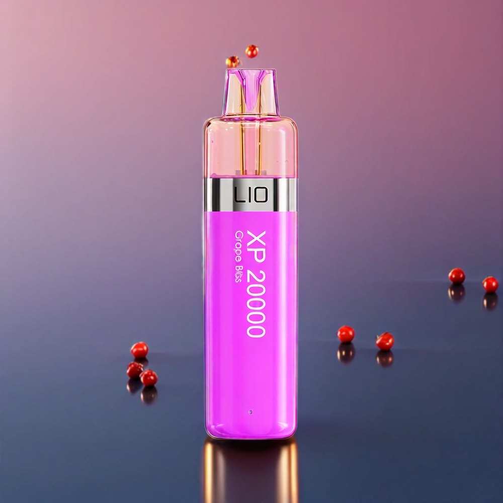 LIO XP 20000 Puffs Italia Ingrosso vape monouso Delizia d'Uva con 12ML e 900 mAh, 0.8 Ohm Bobina a maglie e Flusso d'Aria Regolabile