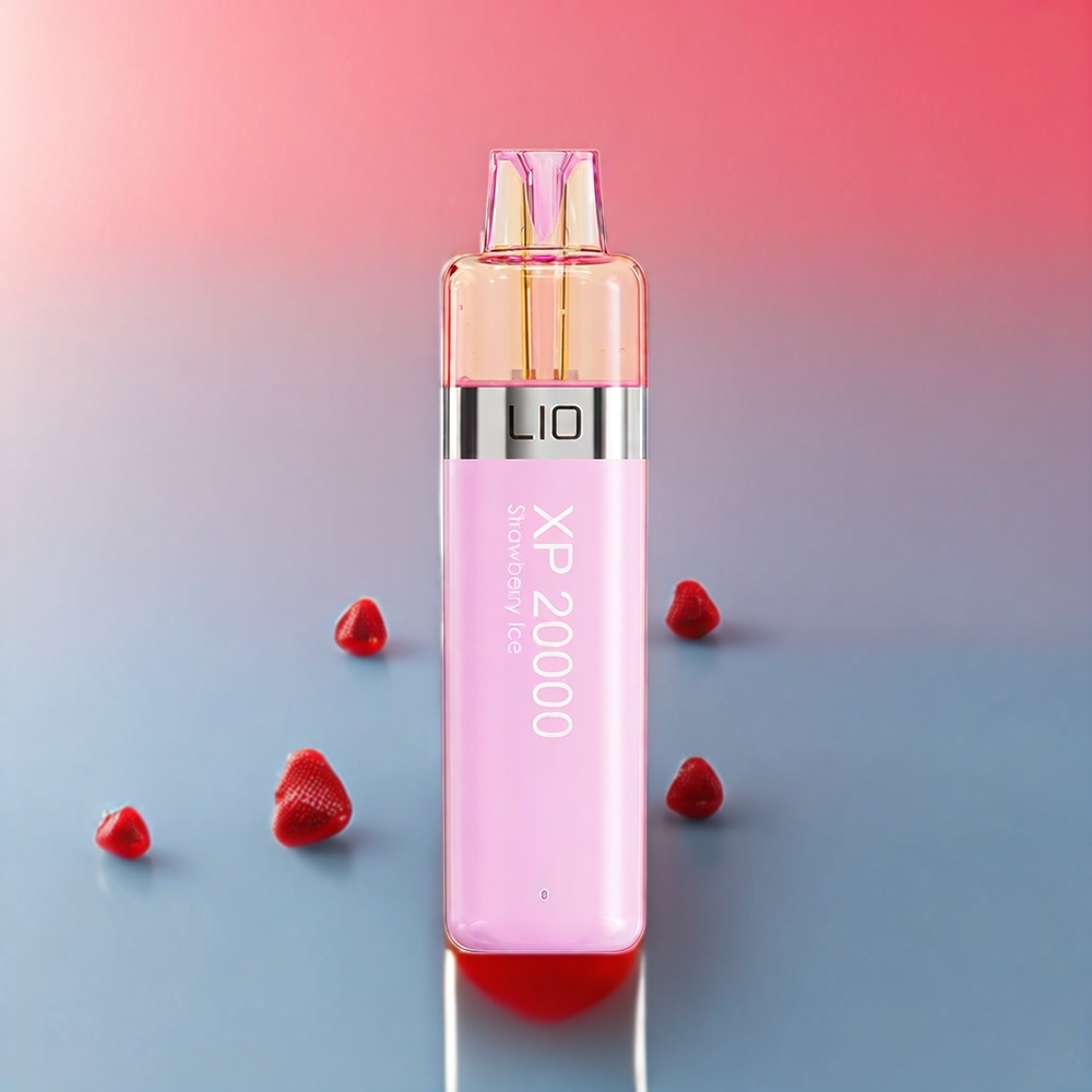 LIO XP 20000 Puffs vape monouso Fragola Ghiaccio Italia Ingrosso con 12ML E-liquid, 900 mAh Batteria, 0.8 Ohm Bobina a maglie