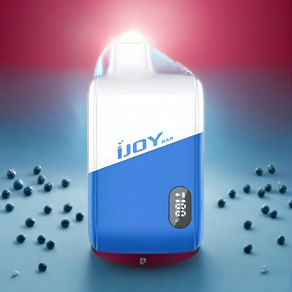 IJOY Bar IC8000 vape monouso Italia Ingrosso Mirtillo Ghiaccio Blu – 8000 Tiri, 18ml, 5% Nicotina, Ricarica Type-C