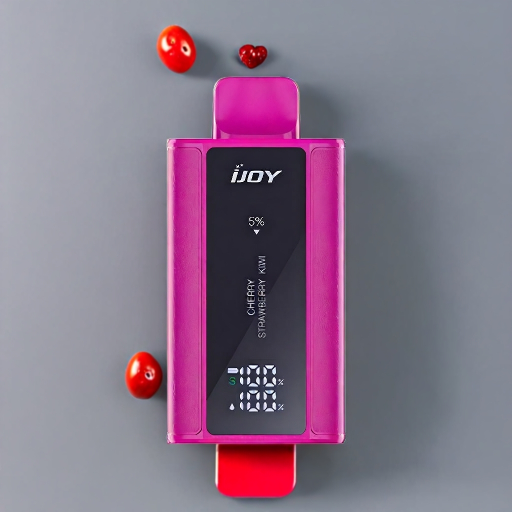 IJOY Captain 10000 Puff vape monouso Ciliegia Fragola Kiwi Italia Ingrosso - 18ml, 5% Nicotina, Ricarica Type-C