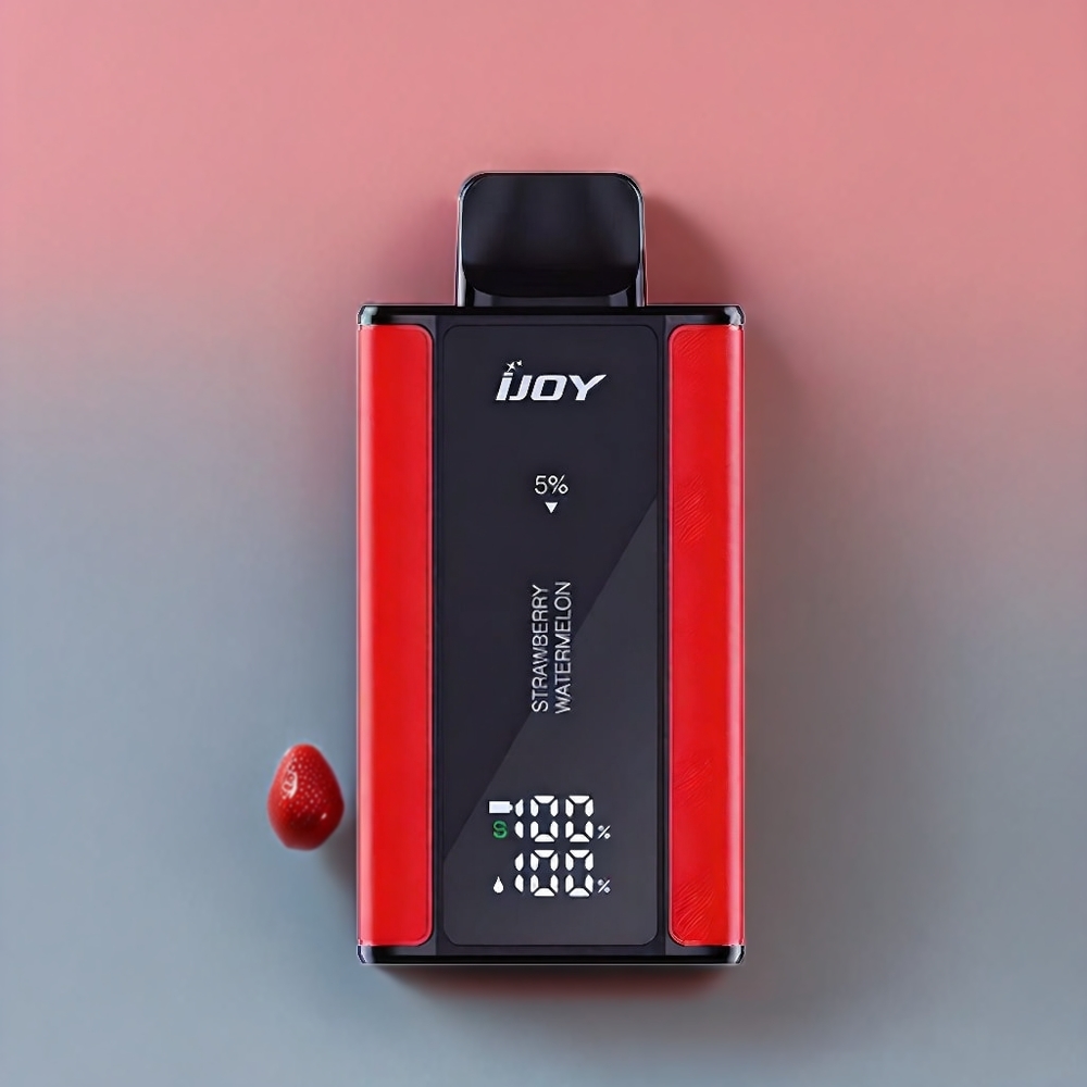 IJOY Captain 10000 Puff vape monouso Fragola Anguria - Italia Ingrosso con 18ml e-liquid, 650mAh batteria, e ricarica Type-C