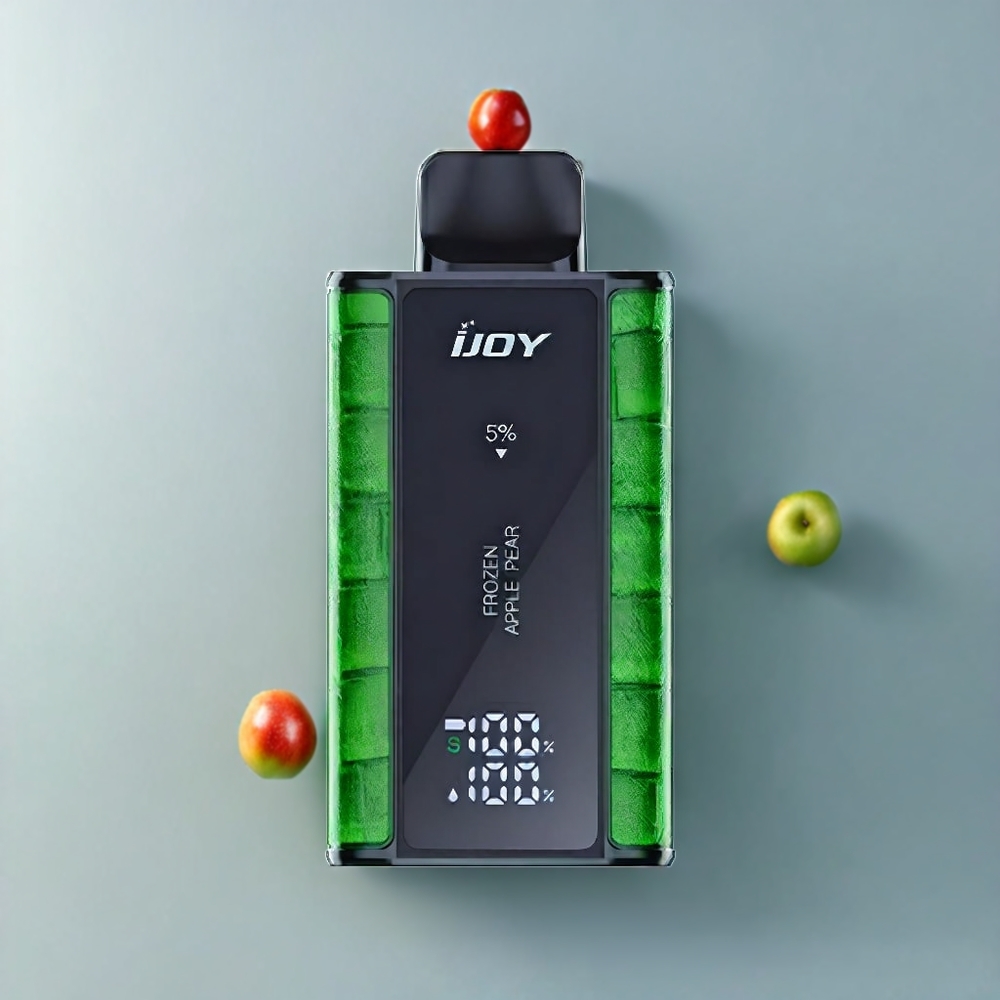 IJOY Captain 10000 Puff vape monouso Italia Ingrosso Mela Pera Ghiacciata - 18ml, 5% Nicotina, 650mAh, Ricarica Type-C