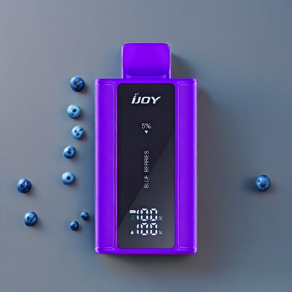 IJOY Captain 10000 Puff vape monouso Italia Ingrosso Mirtilli Blu 18ml 5% Nicotina IJOY Captain 10000 Puff vape monouso Italia Ingrosso 650mAh Tipo-C Ricarica