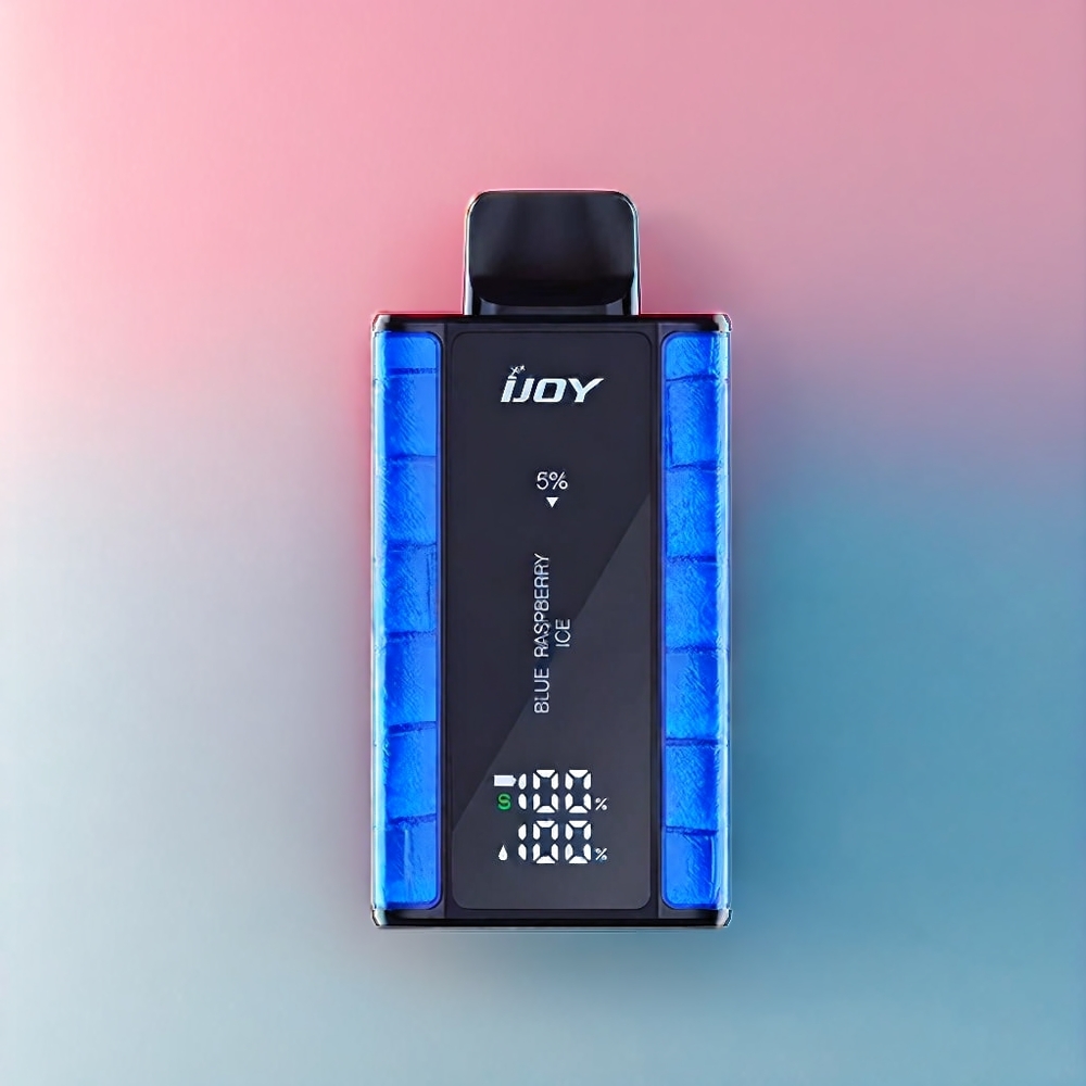 IJOY Captain 10000 Puff vape monouso Lampone Blu Ghiaccio Italia Ingrosso - 18ml, 5% Nicotina, Ricarica Tipo-C
