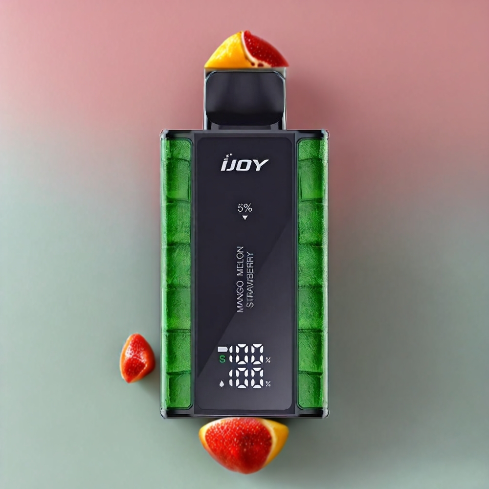 IJOY Captain 10000 Puff vape monouso Mango Melone Fragola - 18ml, 5% Nicotina, Ricarica Type-C, Batteria 650mAh - Italia Ingrosso