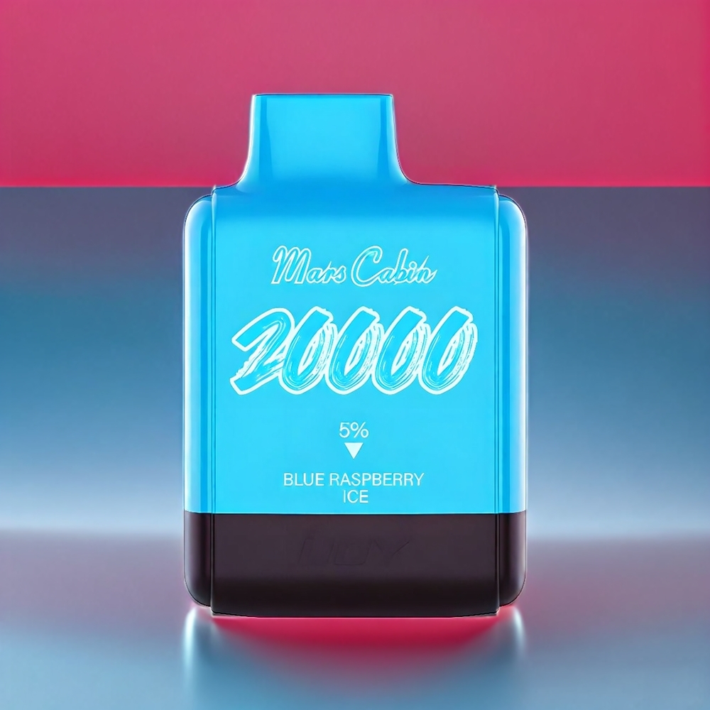IJOY Mars Cabin 20000 Puff vape monouso Lampone Blu Ghiaccio Italia Ingrosso 20ML 50mg 0.5 Ohm Dual Bobina a maglie