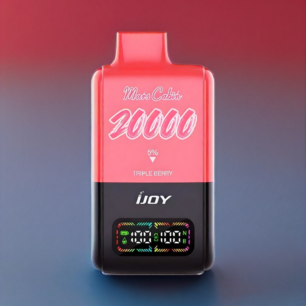 IJOY Mars Cabin 20000 Puff vape monouso Triple Berry (Misto di Bacche) con Stazione di Ricarica 850 mAh - Italia Ingrosso