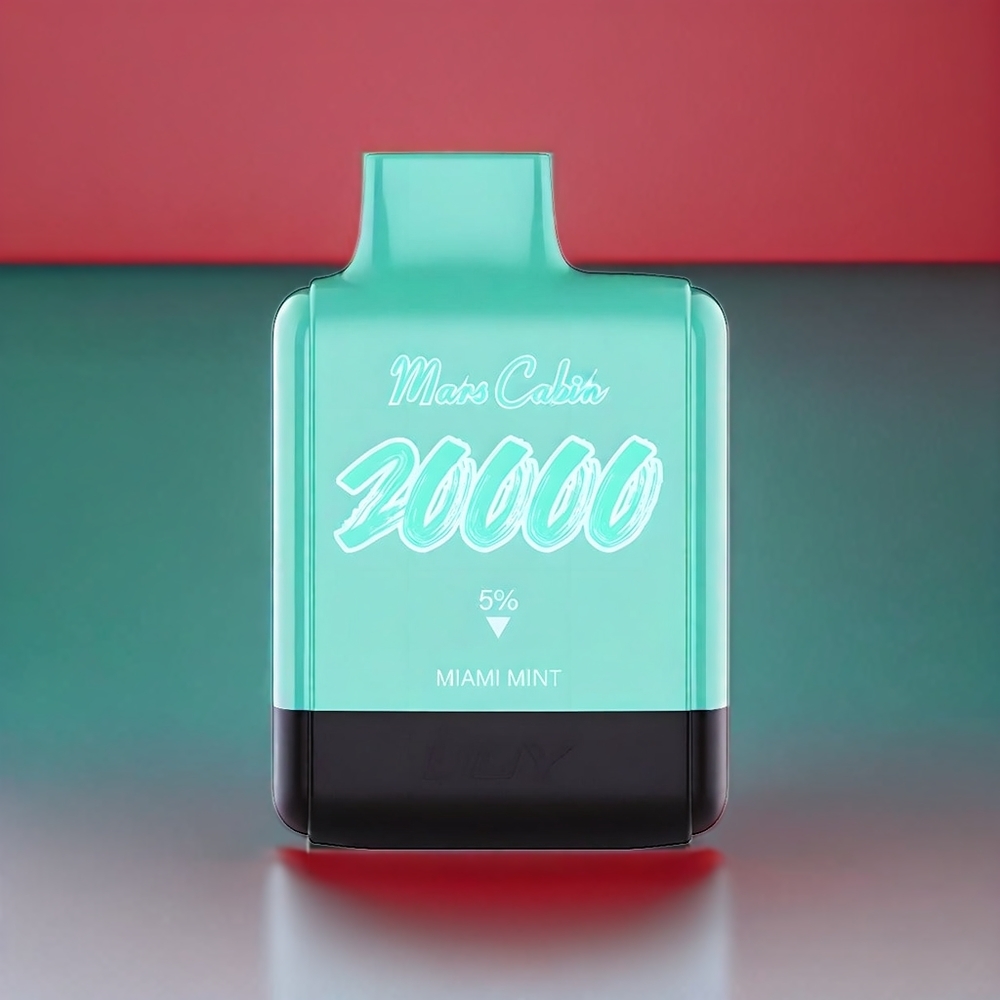 IJOY Mars Cabin 20000 vape monouso Italia Ingrosso con Stazione di Ricarica, Aroma Menta di Miami, 20ML E-liquid, 50mg Nicotina, 0.5 Ohm Dual Bobina a maglie, Tipo-C Ricarica