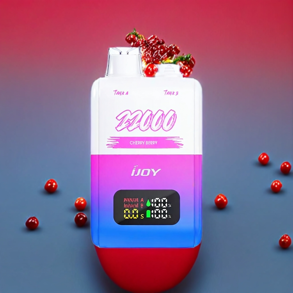 IJOY SD 22000 Puff vape monouso Ciliegia Frutti di Bosco Italia Ingrosso - 15ML + 15ML, 650mAh, Type-C