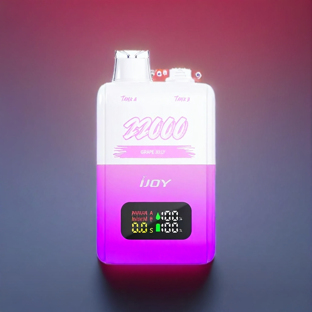 IJOY SD 22000 Puff vape monouso Gelatina d'Uva con 15ML + 15ML e-Carica, 650 mAh, Ricarica Type-C - Italia Ingrosso