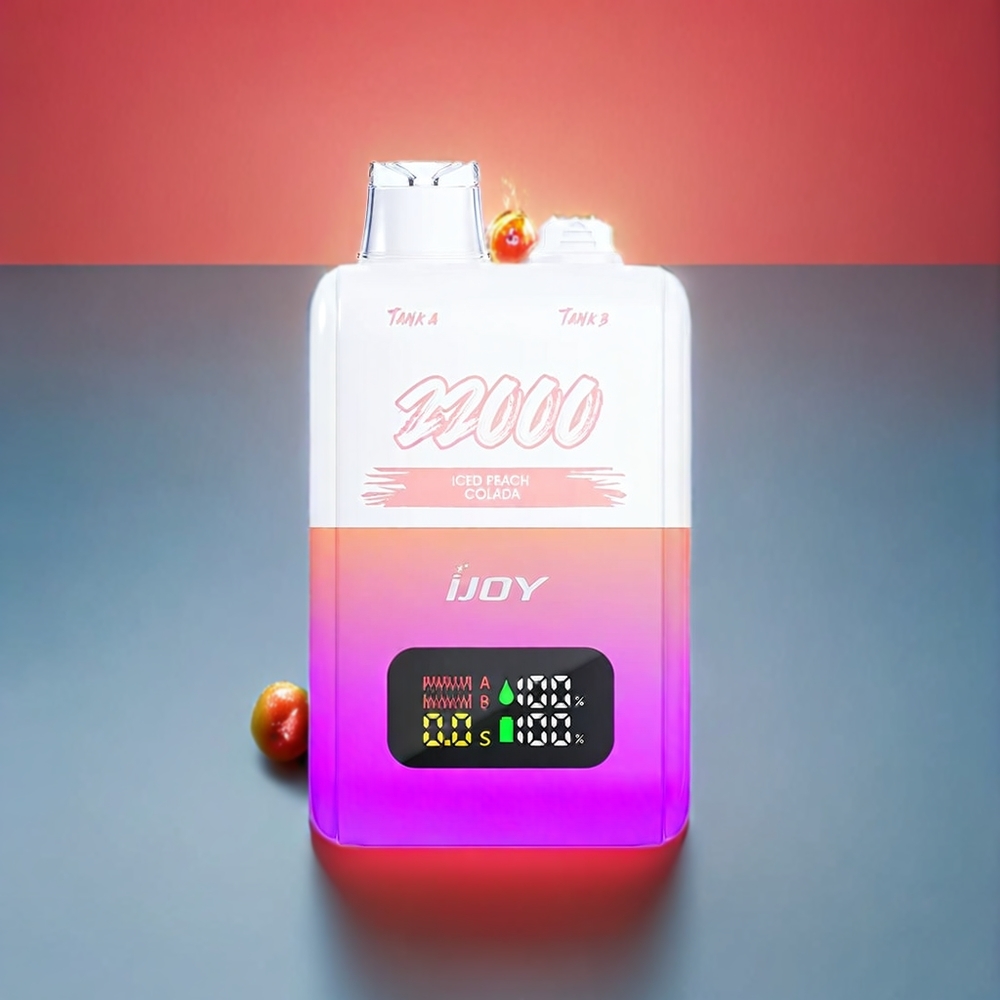 IJOY SD 22000 Puffs vape monouso Pesca Colada Ghiacciata Italia Ingrosso con 15ML + 15ML e Ricarica Type-C