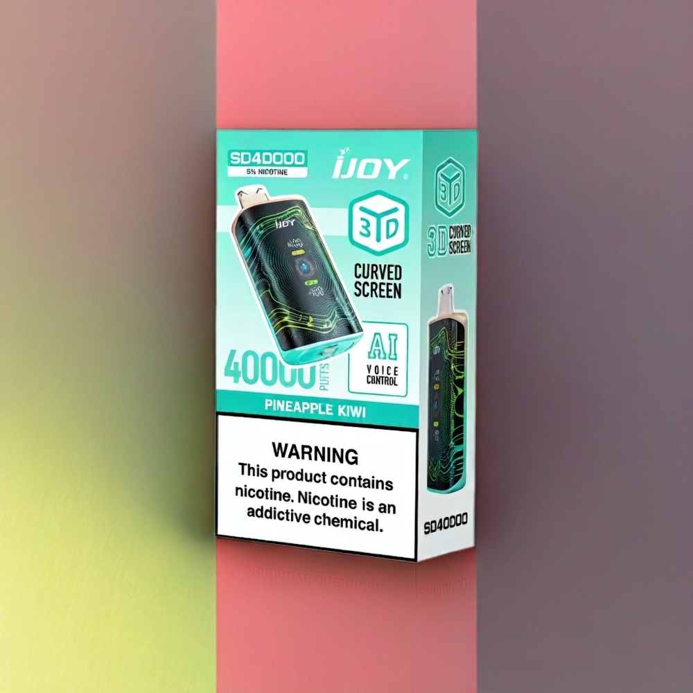 IJOY SD 40000 Puff vape monouso Ananas Kiwi Italia Ingrosso con 20ML e-liquid, 750mAh, Ricarica Type-C