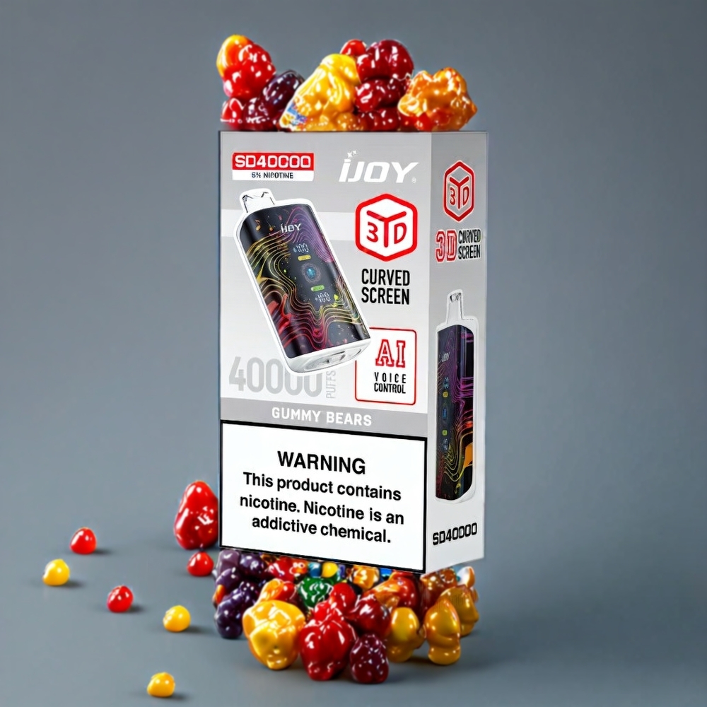 IJOY SD 40000 Puff vape monouso Gummy Bears Orsetti Gommosi Italia Ingrosso - 20ML, 5% Nicotina, 750mAh, Ricarica Type-C