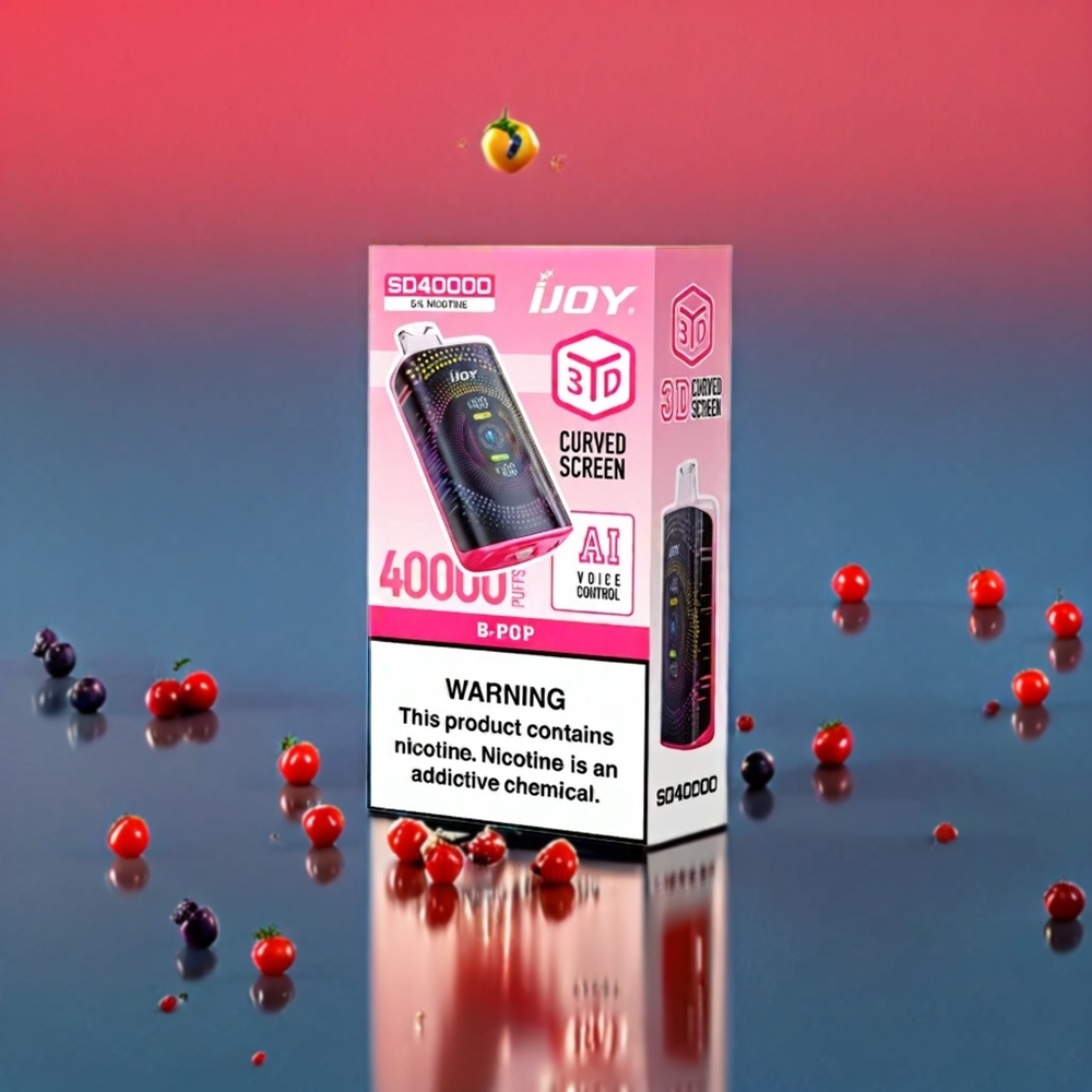 IJOY SD 40000 Puffs vape monouso B Pop Italia Ingrosso con 20ML e-liquid, 750mAh batteria, 5% nicotina