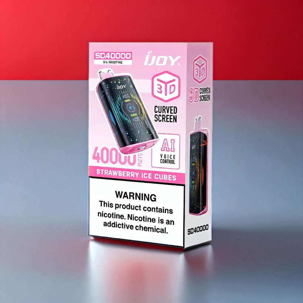 IJOY SD 40000 Puffs vape monouso Italia Ingrosso Fragola Ghiacciata – 750mAh, 20ML, 5% Nicotina