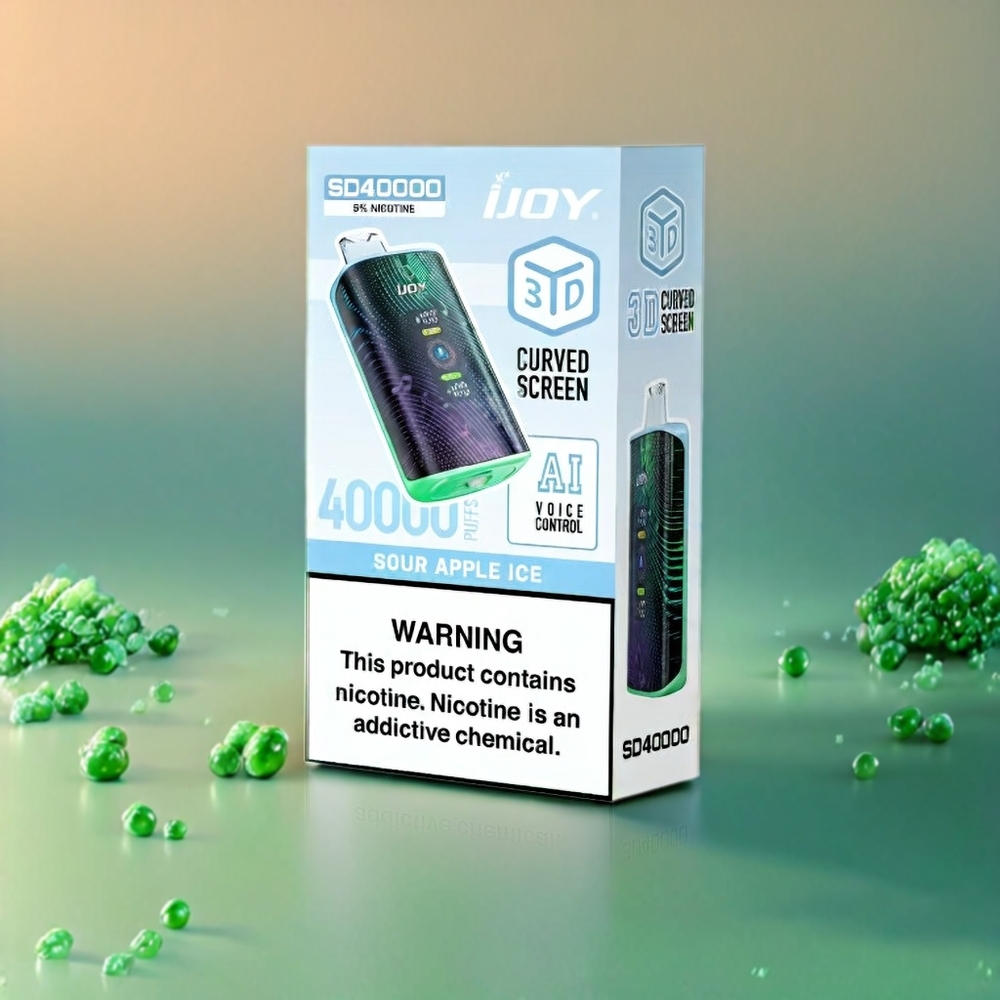 IJOY SD 40000 Puffs vape monouso Mela Acida Ghiaccio - Italia Ingrosso - 750mAh, 20ML, 5% Nicotine