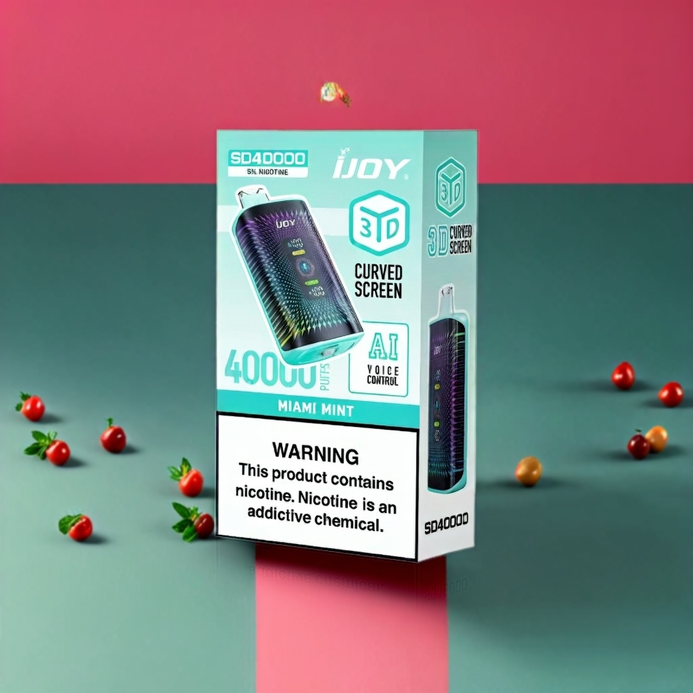 IJOY SD 40000 Puffs vape monouso Menta di Miami - Italia Ingrosso - 20ML, 750mAh, 5% Nicotina