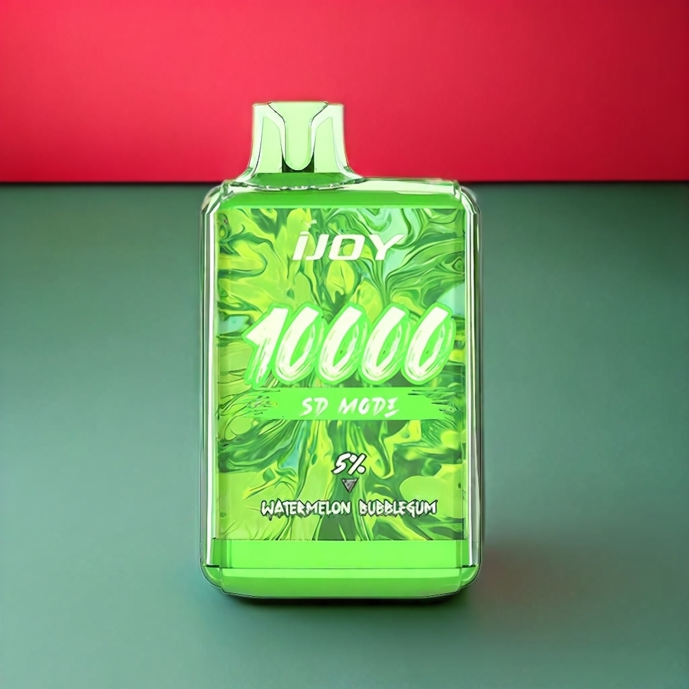 IJOY SD10000 vape monouso Anguria Bubblegum Italia Ingrosso – 10000 Tiri, 20ml, 5% Nicotina, Ricarica Type-C