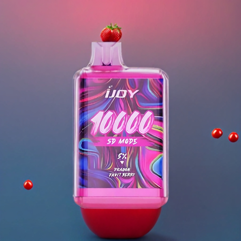IJOY SD10000 vape monouso Frutto del Drago e Frutti di Bosco con 20ml E-liquid, 650mAh Batteria, Italia Ingrosso