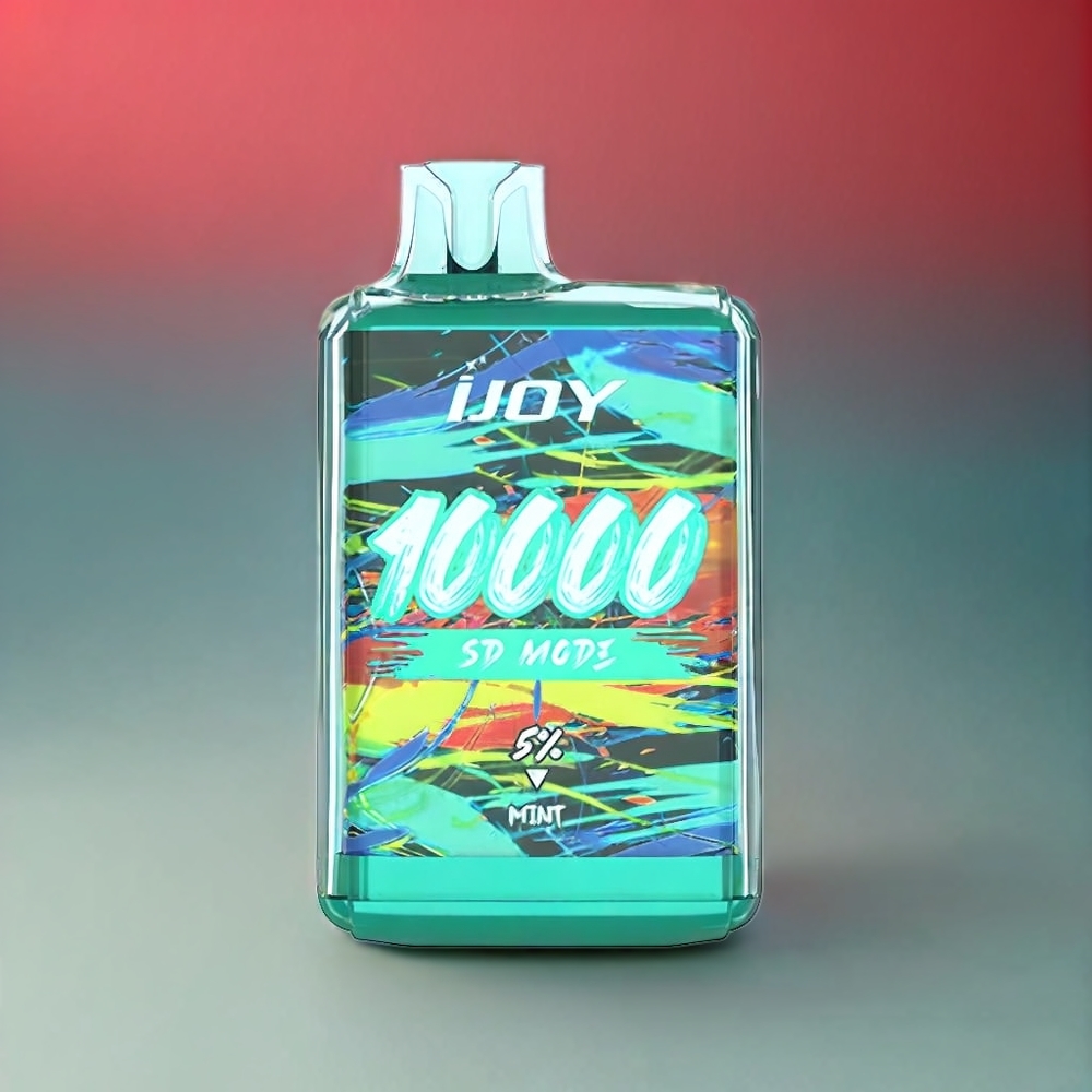 IJOY SD10000 vape monouso Menta - Italia Ingrosso - 10000 Puff, 20ml, 5% Nicotina, Ricarica Tipo-C