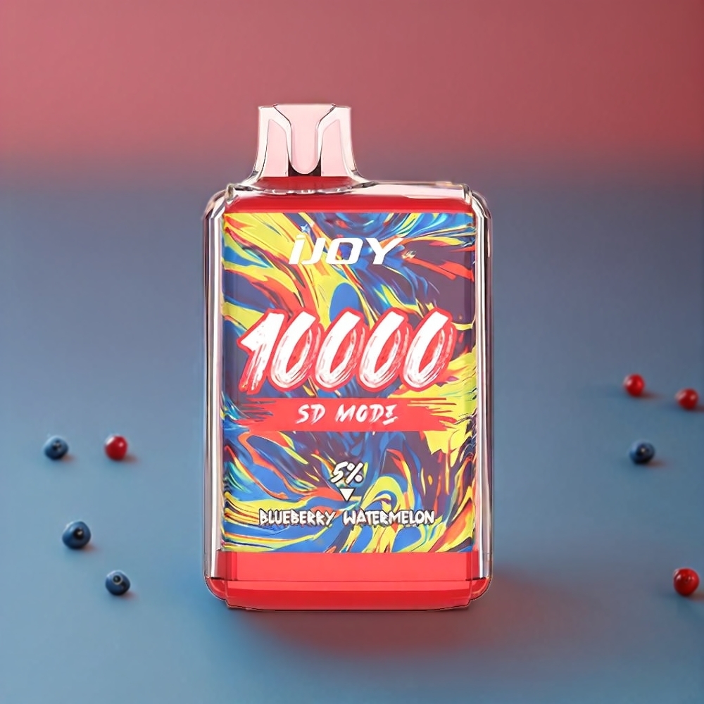 IJOY SD10000 vape monouso Mirtillo Anguria Italia Ingrosso con 10000 Tiri, Batteria 650mAh, 20ml E-liquid, 5% Nicotina