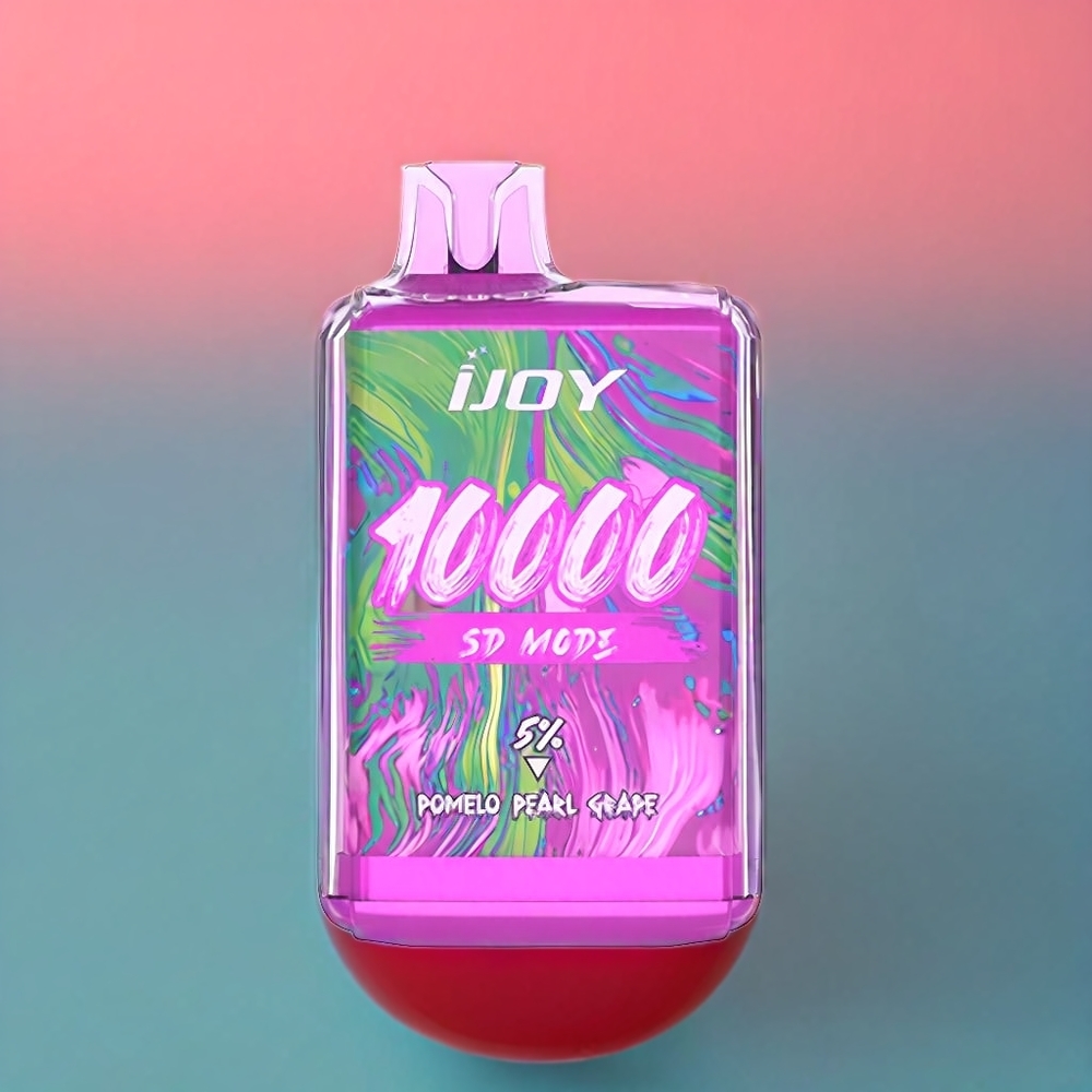 IJOY SD10000 vape monouso Pomelo Perla Uva - Italia Ingrosso - 10000 Tiri, 20ml, 5% Nicotina, Ricarica Type-C