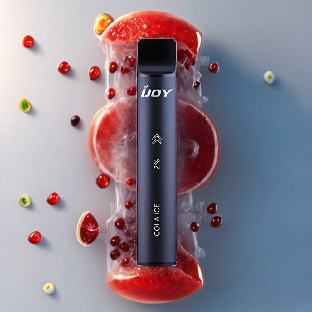 IJOY Mars Cabin 600 Puff vape monouso Nero - Pod Kit 2ml, 1.0 Ohm Bobina a maglie, 100mAh - Italia Ingrosso