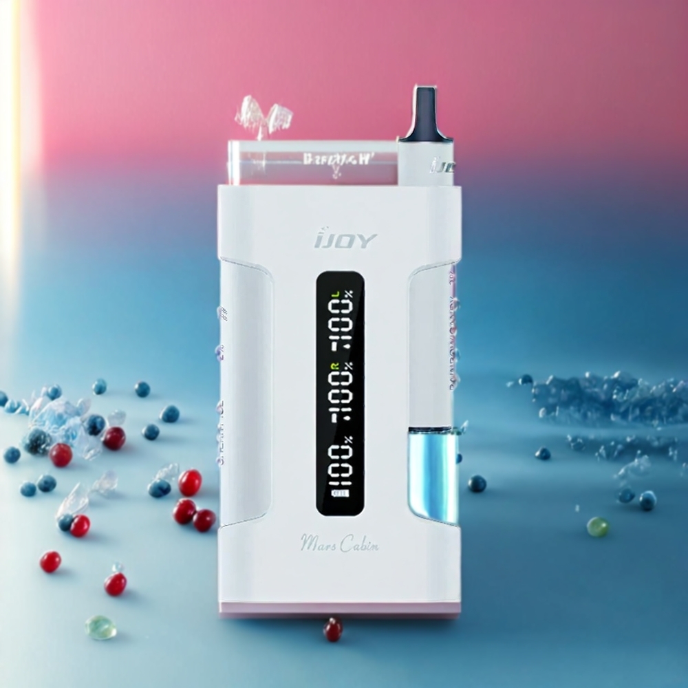 IJOY Mars Cabin 6000 Puff vape monouso Bianco - Italia Ingrosso - 1000mAh Case, 10ml E-liquid, 50mg Nicotine