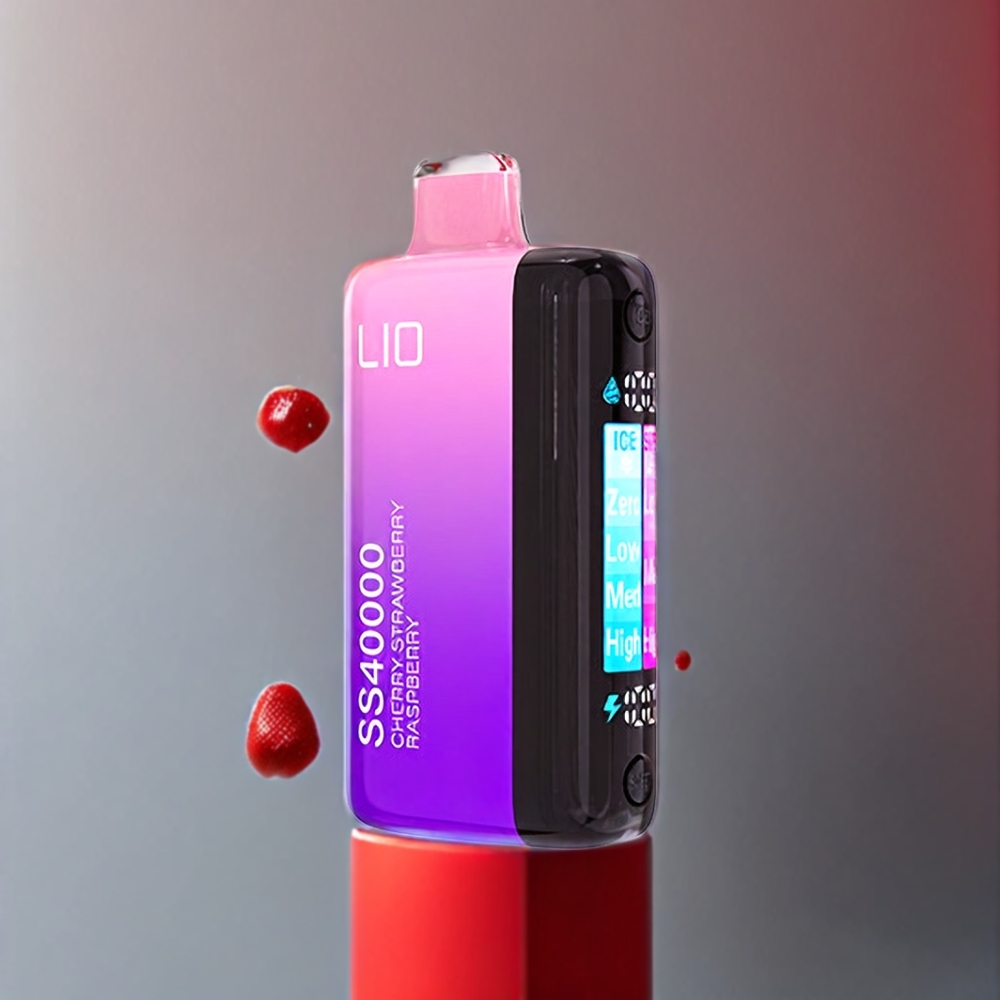 IJOY LIO SS40000 vape monouso Ciliegia Fragola Lampone Italia Ingrosso 40000 Puff 22ML 1100 mAh TYPE-C