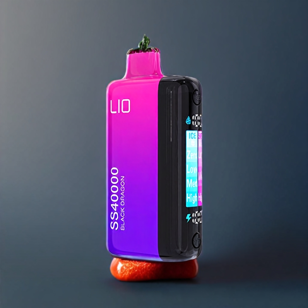 IJOY LIO SS40000 vape monouso Drago Nero Italia Ingrosso 40000 Puff 22ML 1100mAh Tipo-C IJOY LIO SS40000 vape monouso Italia Ingrosso 0.4 Ohm Dual Bobina a maglie 30mg/50mg Aria Regolabile