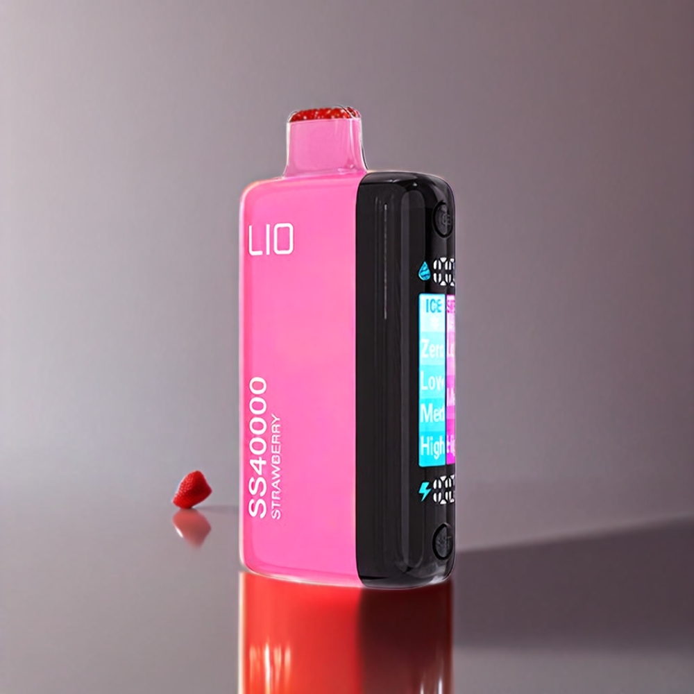 IJOY LIO SS40000 vape monouso Fragola Italia Ingrosso - 40000 Tiri, 22ML, 1100 mAh, Tipo-C, Flusso d'Aria Regolabile